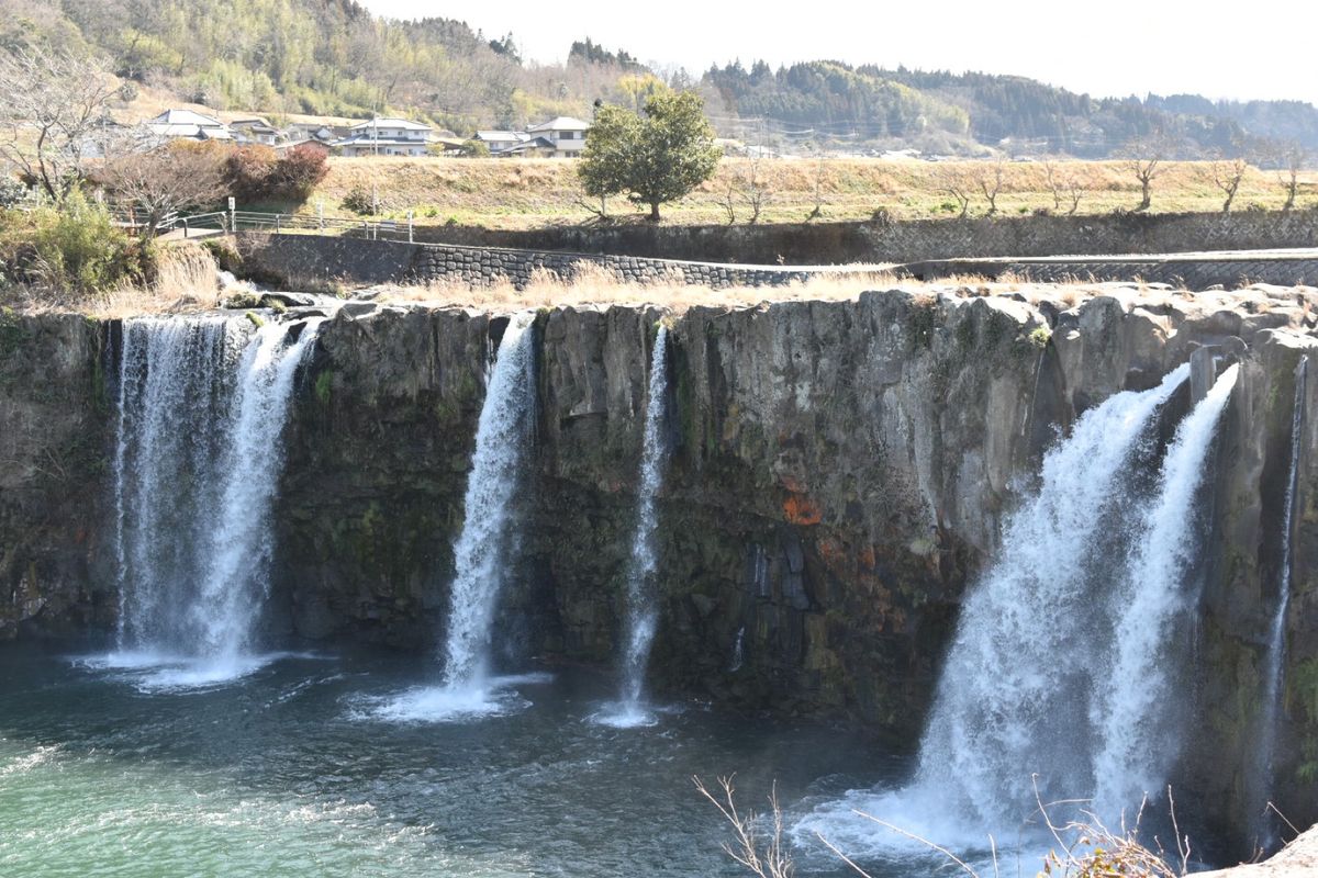 原尻の滝！
見下ろす滝は中々ないね。