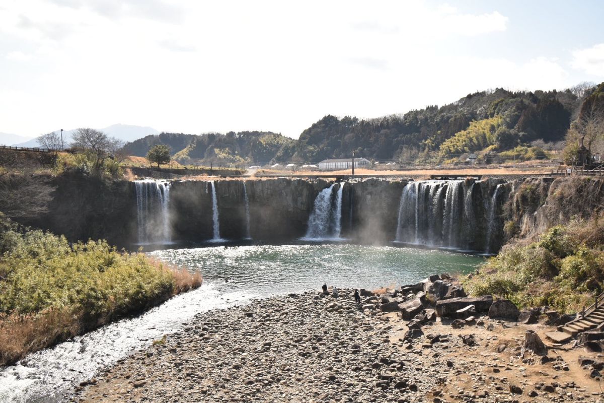 原尻の滝！
見下ろす滝は中々ないね。