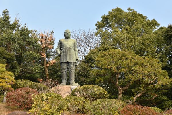 日本・鹿児島県「弾丸鹿児島旅！」の写真：西郷隆盛像！
犬連れていない！