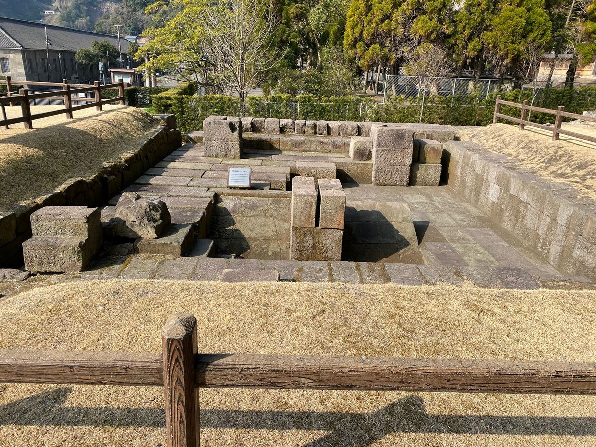 旧集成館反射炉跡！
世界遺産！