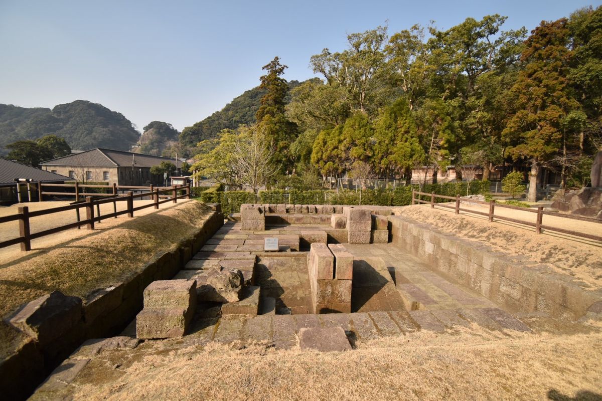 旧集成館反射炉跡！
世界遺産！