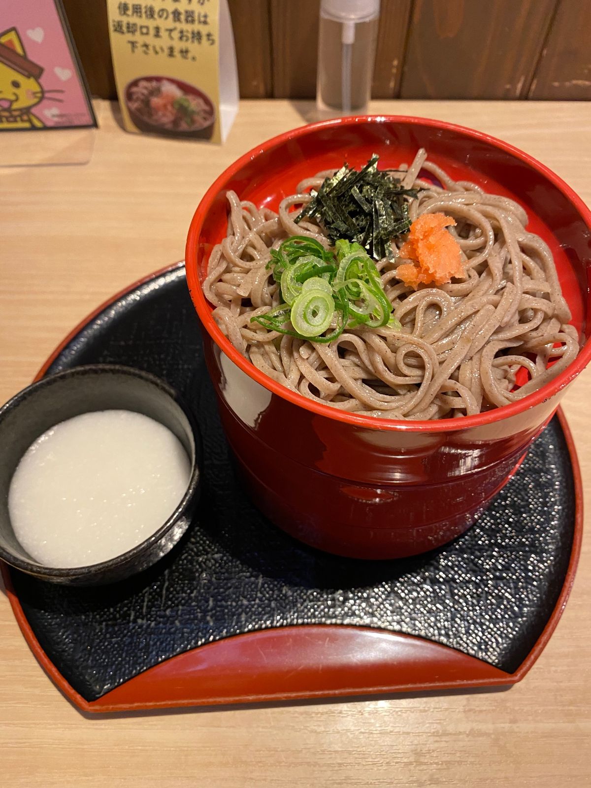 出雲そば！3段！