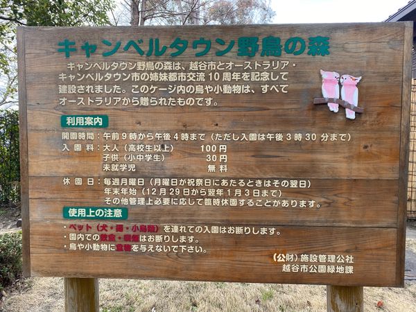 日本・埼玉県「キャンベルタウン野鳥の森」の写真