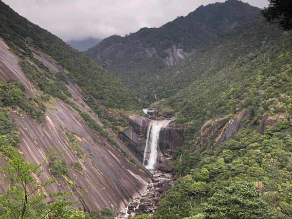 日本・鹿児島県「屋久島絶景の旅」の写真：続いて、千尋の滝へ。雄大です。屋久島。