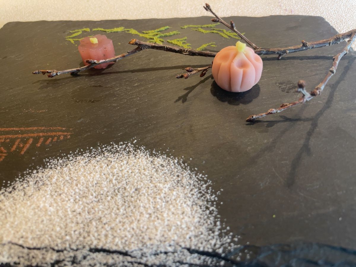 デザートもとてもかわいい。