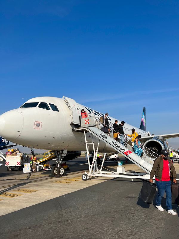 メキシコ・メキシコシティ「帰国後待機がなくなったのでついに海外旅行再開🙌」の写真：オアハカの空港に到着

時間と体力が勿体...