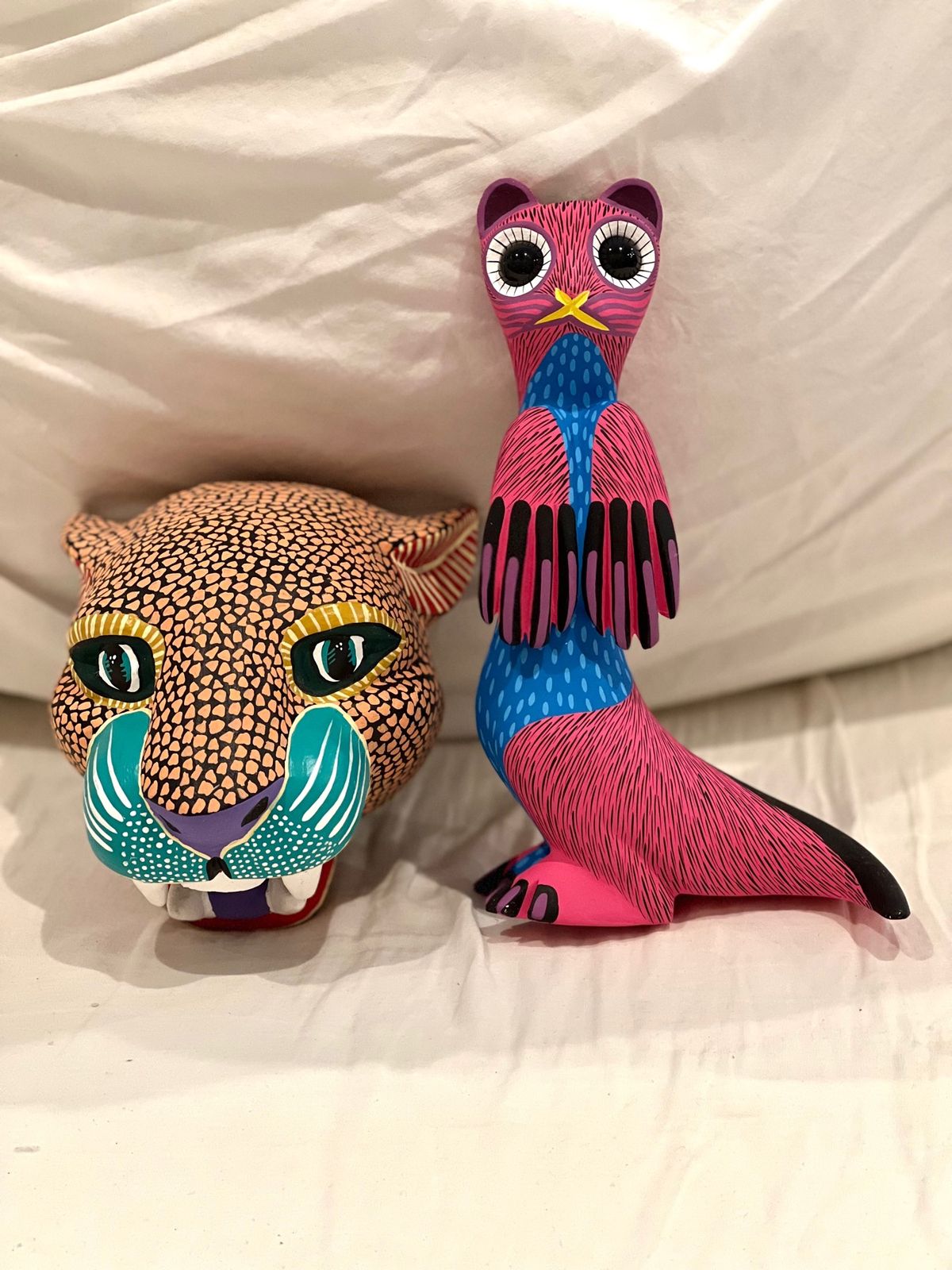 オアハカの木彫り人形の村で買ったもの

ペソの現金さえあれば
もうちょっと...