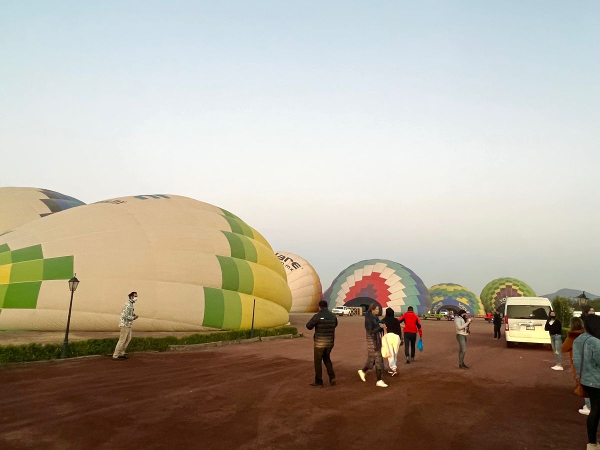 この日はテオティワカンでの気球体験🎈

あんなにメキシコシティに行ってるの...