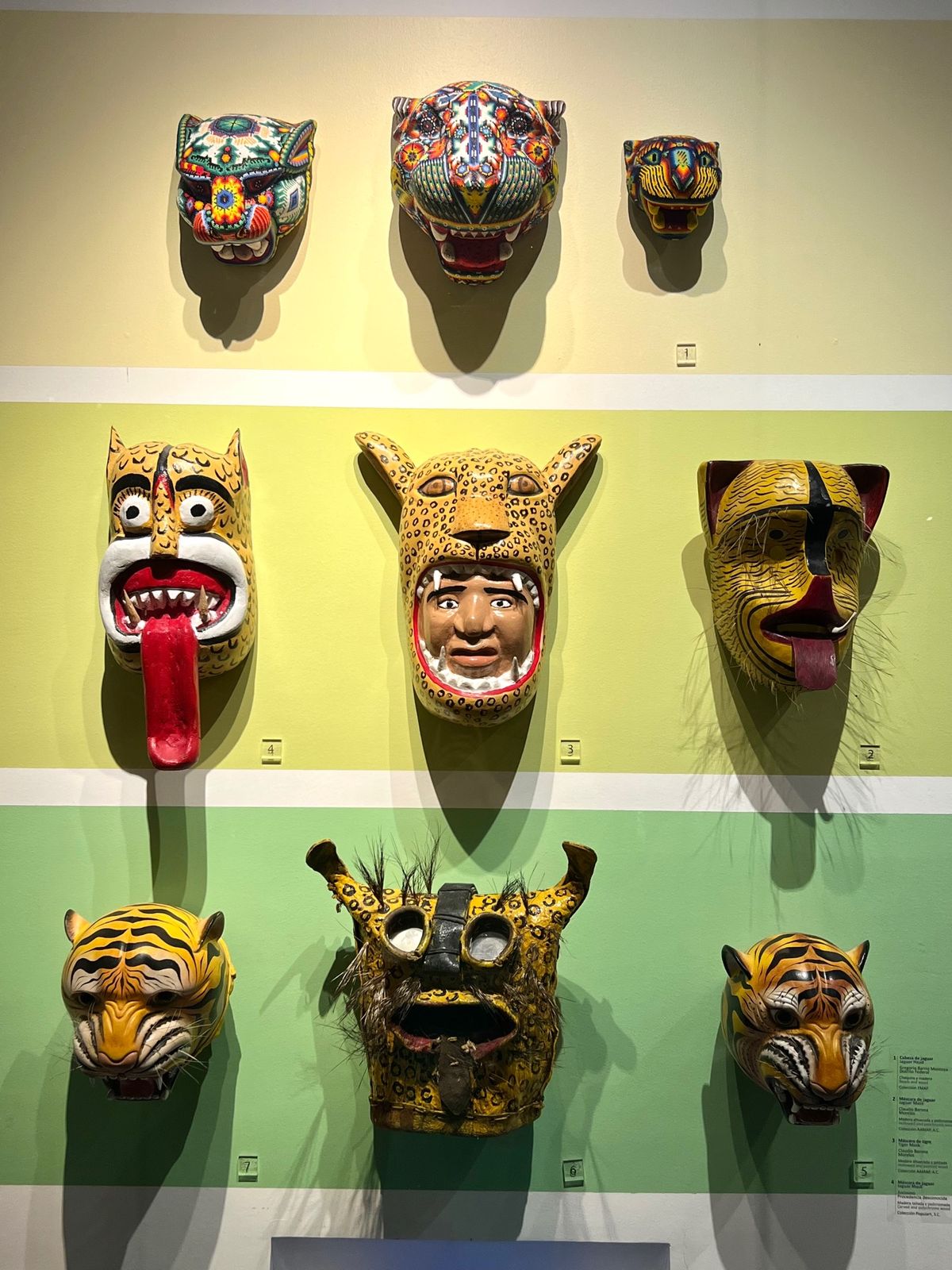 民芸品博物館

マスクも色々展示してあった！
動物のやつカッコいいよね😍
...