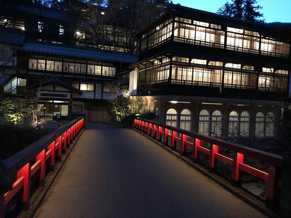 日本・群馬県「四万温泉積善館」の写真