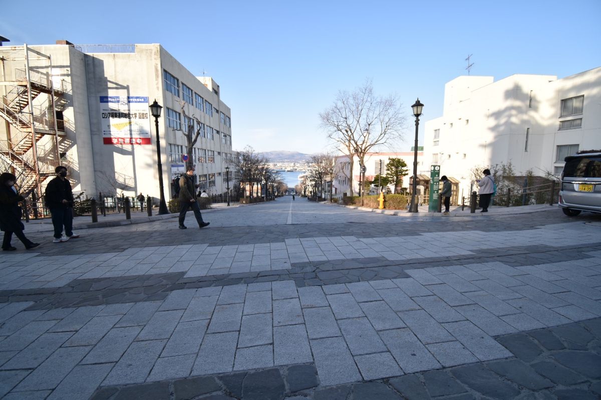 函館の坂！