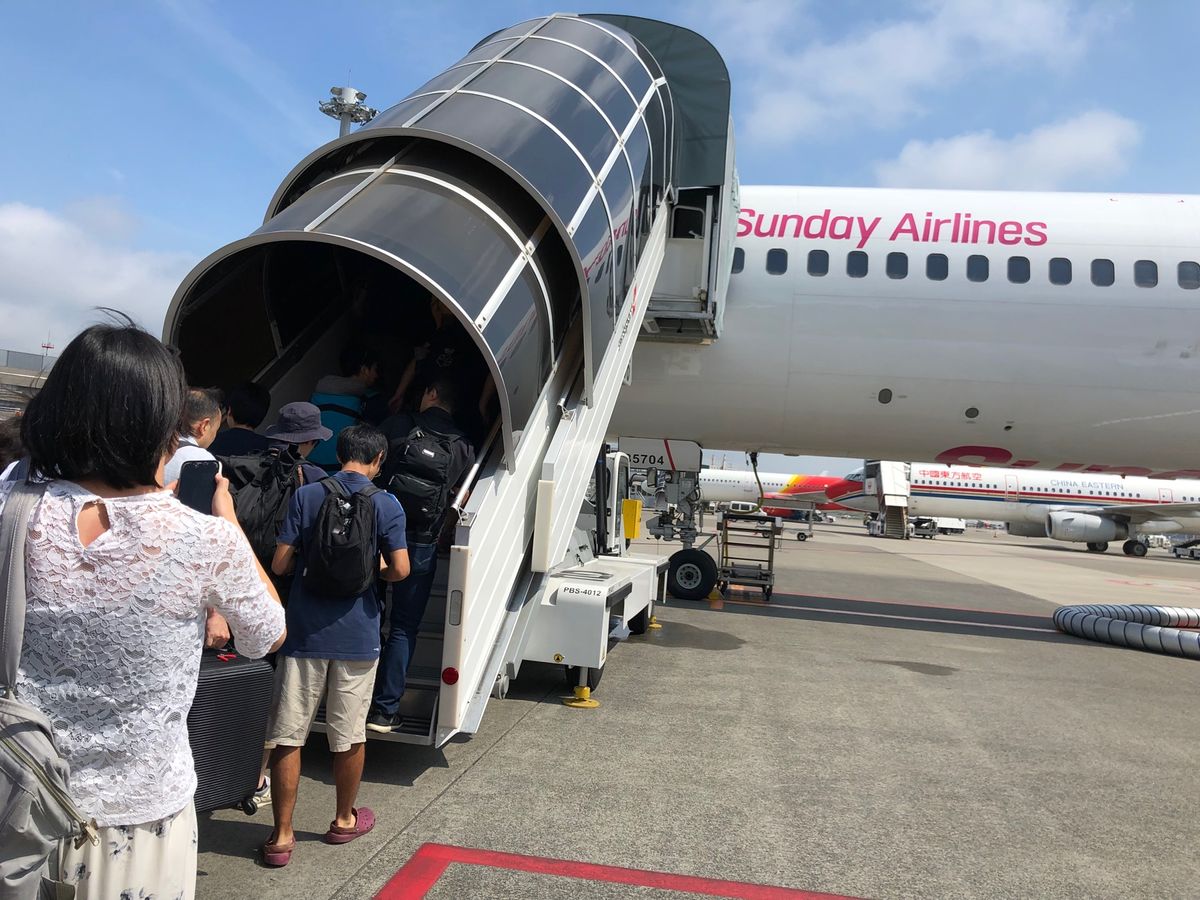 SCAT AIRって聞いた事ないなと思いつつ成田空港へ。驚いた事にチケット...