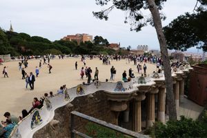 ガウディの建築で有名なグエル公園