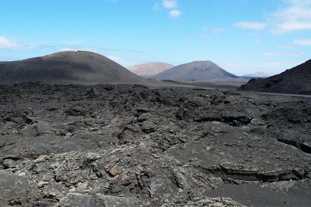 スペインのランサローテ島の国立公園