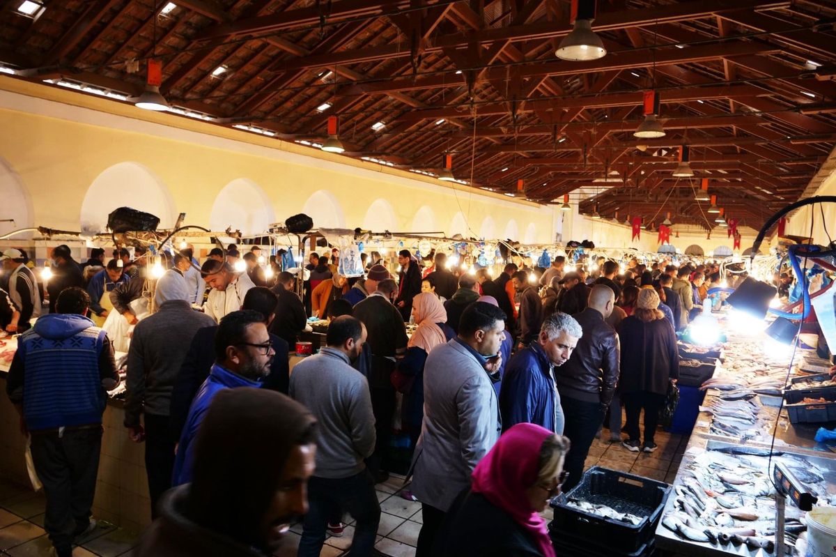 チュニスの魚市場