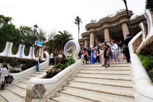 ガウディの建築で有名なグエル公園