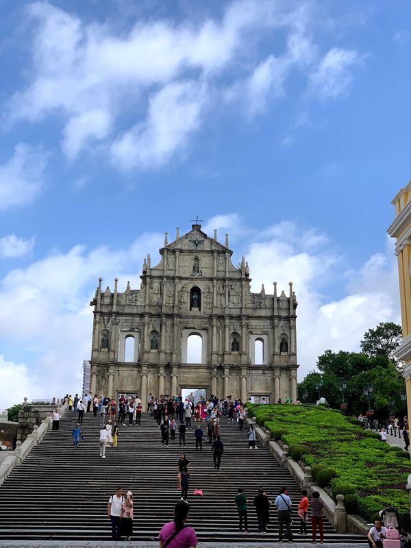 香港・香港「香港深圳マカオの旅」の写真：聖ポール天主堂跡