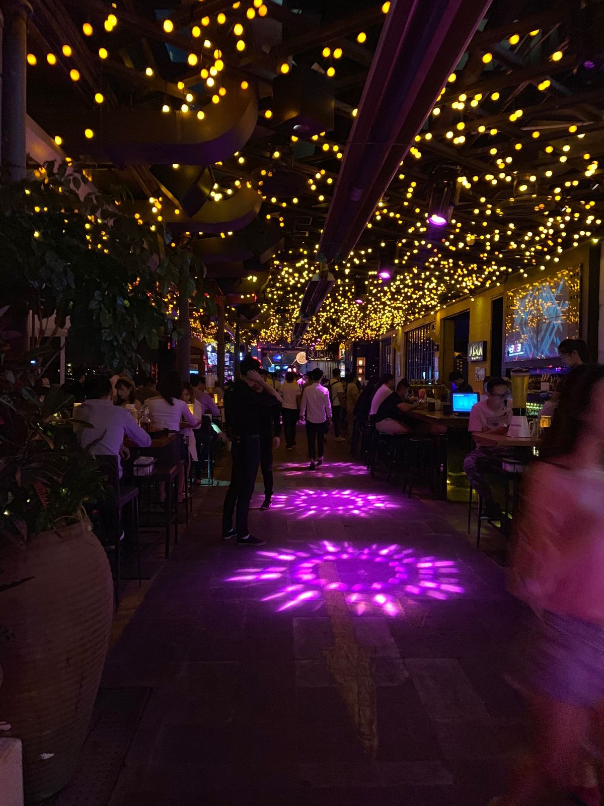 この区画にバーが立ち並ぶエリアがある

ここは中国なのかな？

というくら...