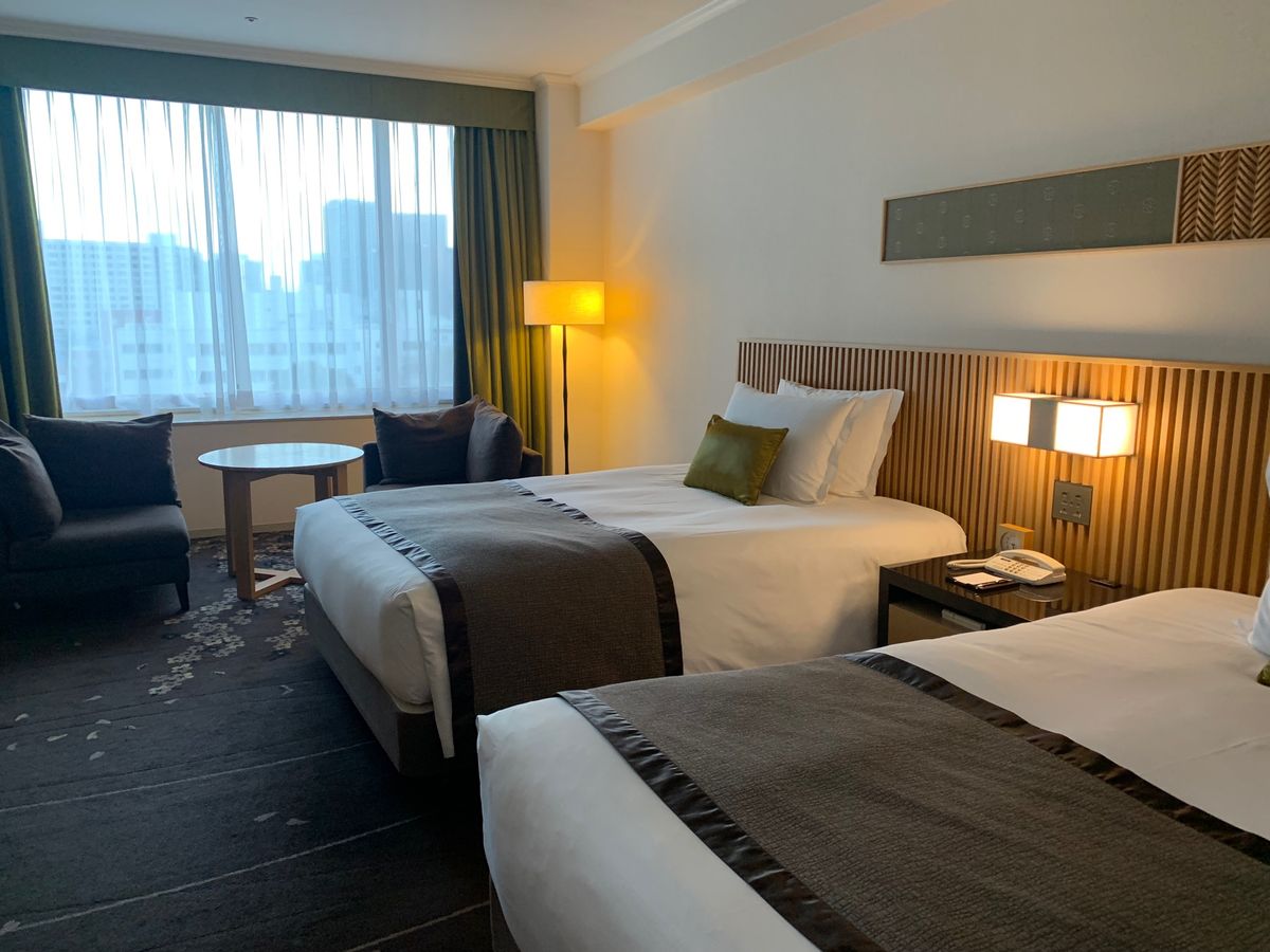 宿泊は　ザ・プリンスさくらタワー
高輪プリンスのラウンジも利用できました