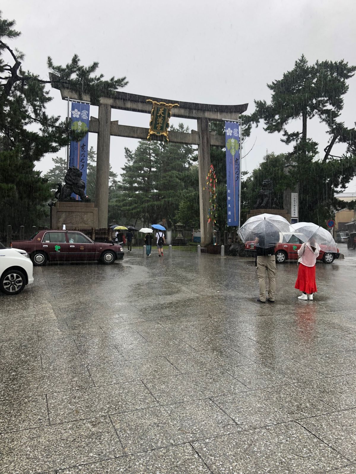 雨、酷かった…