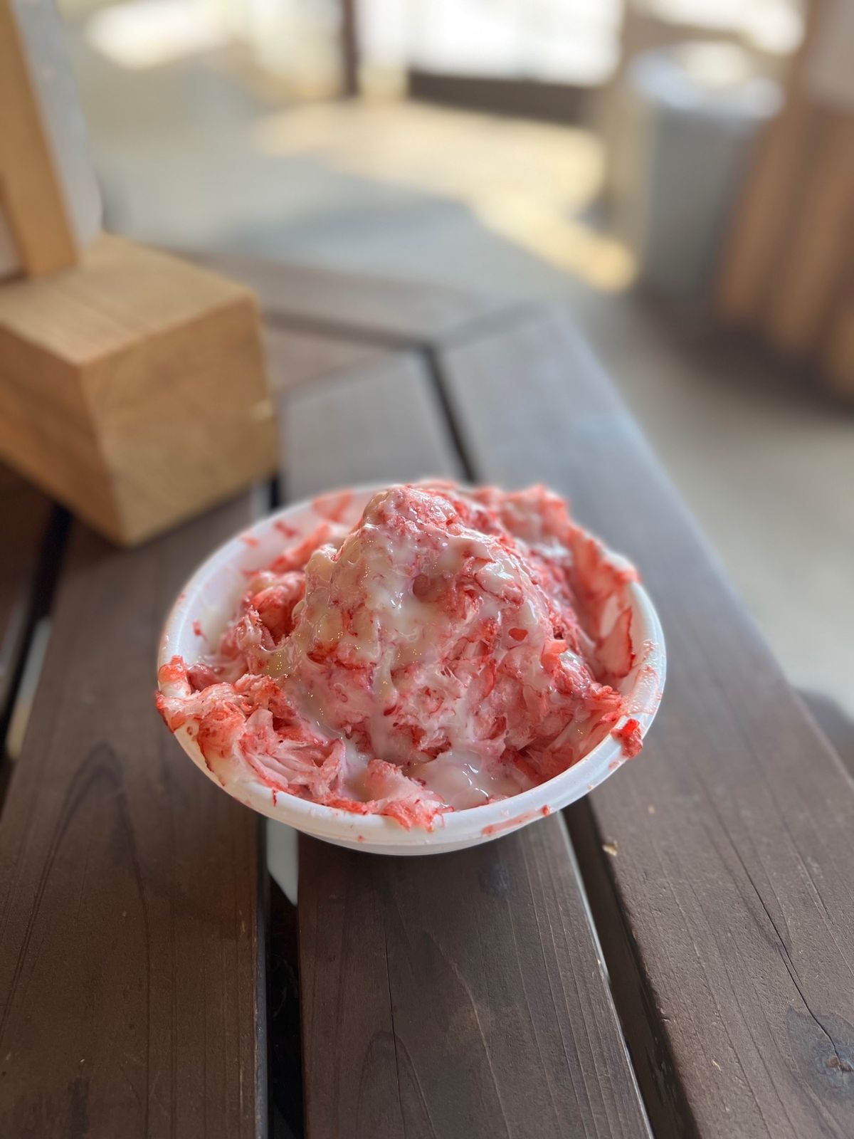 いちご狩りが終わると、センターハウスで、コーヒーとかジュースとかおでんとか...