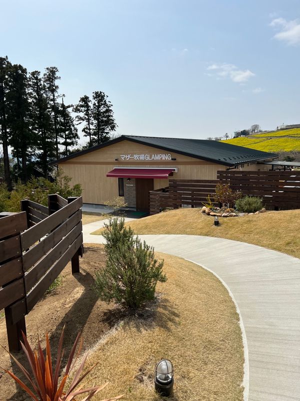 「マザー牧場グランピング」の写真：初グランピング