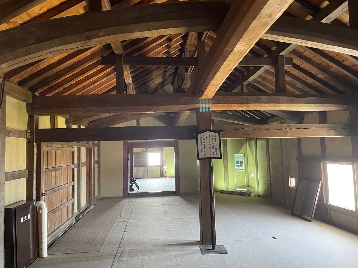 櫓の中にも入ることができました。