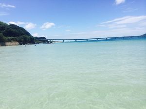 角島の海きれいだったなぁ