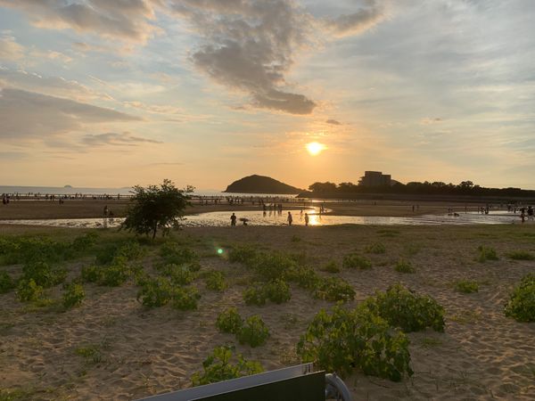 日本・香川県「夕日」の写真