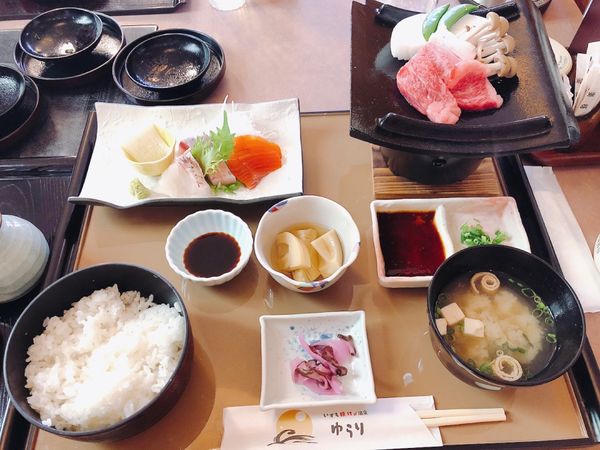 日本・山口県「2022ゴールデンウィーク家族旅行」の写真：夜ご飯～