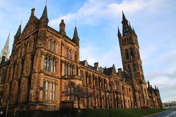 アラブ首長国連邦・ドバイ「スコットランド」の写真：⑥農場でウシをみた後はタウンに戻って、グ...