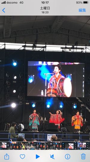 念願のネーネーズ。
こんな素敵な時間を作ってくださったうるま市に感謝です♪