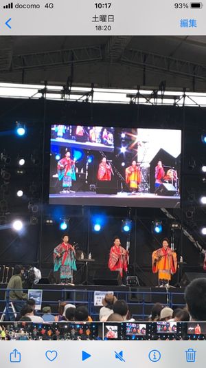 念願のネーネーズ。
こんな素敵な時間を作ってくださったうるま市に感謝です♪