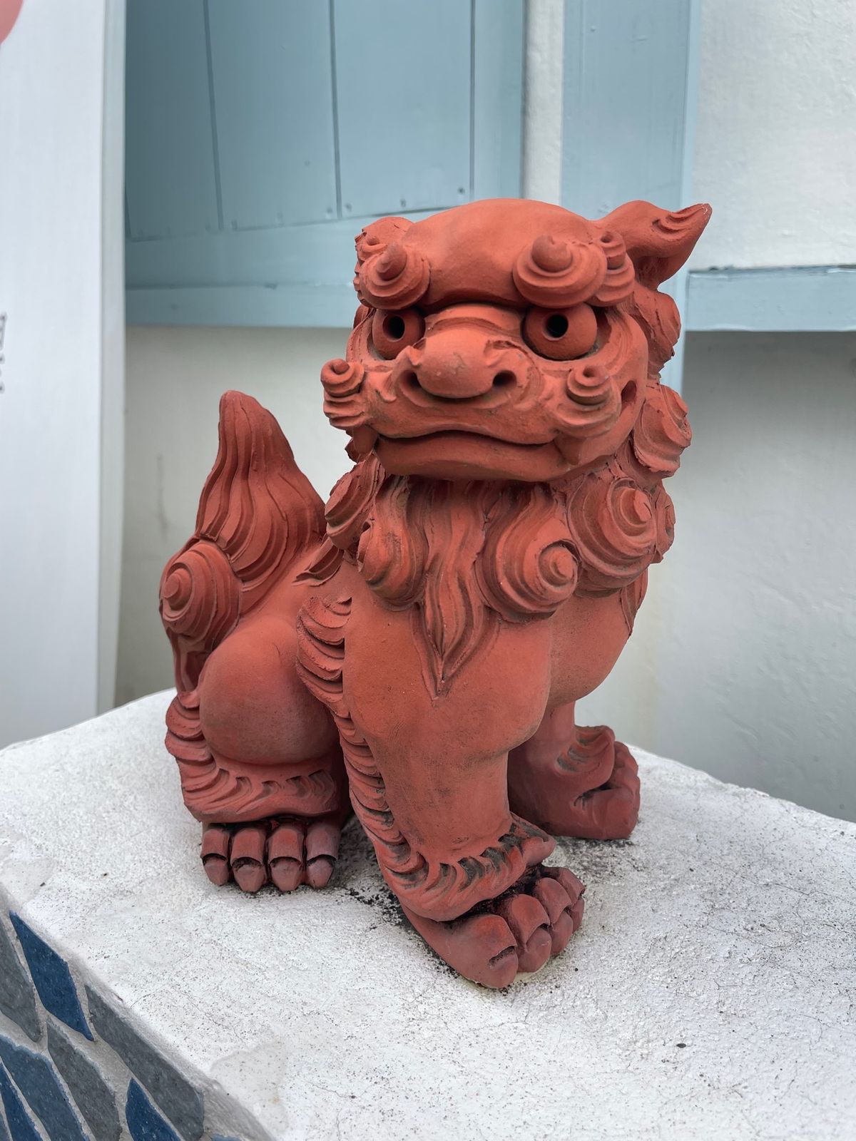 良い顔のシーサーいた
沖縄そばはパクチーアレンジに挑戦！