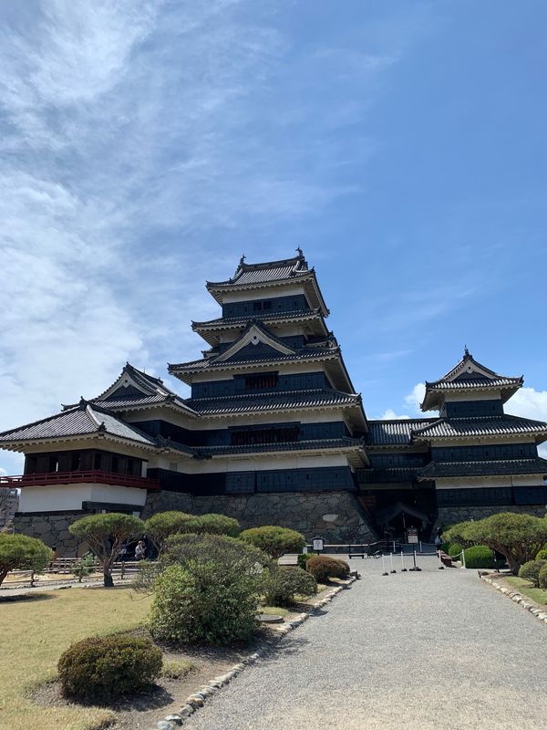 日本・長野県「第24回長野マラソン」の写真：松本城は２回目‼️高遠城は桜の名所🌸高島...
