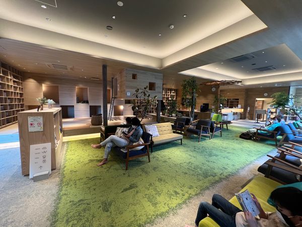 日本・千葉県「THE FARM（ザファーム）のコテージでグランピング！」の写真：『かりんの湯』という温泉施設が併設されて...