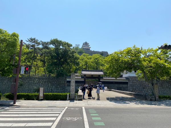 日本・香川県「香川旅！2泊3日！」の写真：丸亀城！
坂が急すぎる！笑
石垣が高すぎ...
