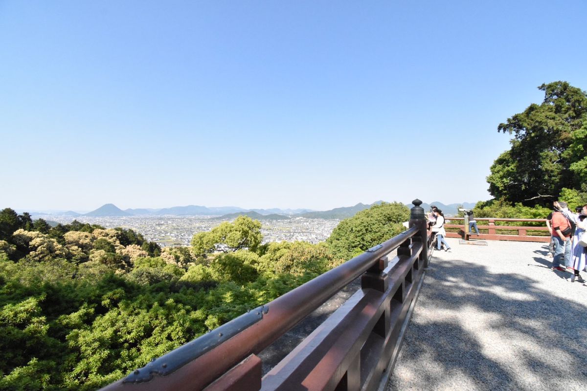 こんぴらさん！
金毘羅宮！
とそこから見た景色！