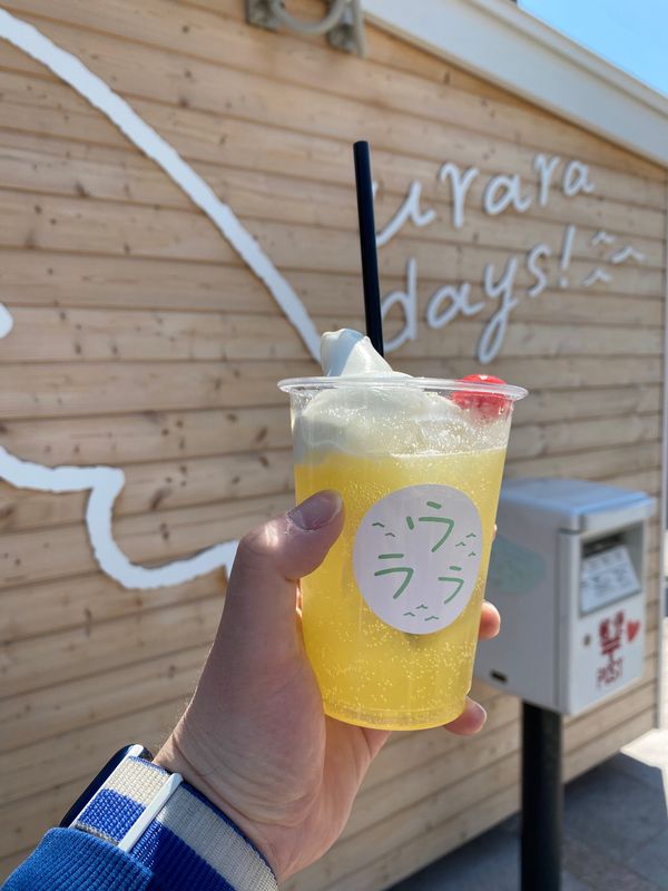 日本・香川県「香川旅！2泊3日！」の写真：ウララデイズで食べた、初恋フロート！