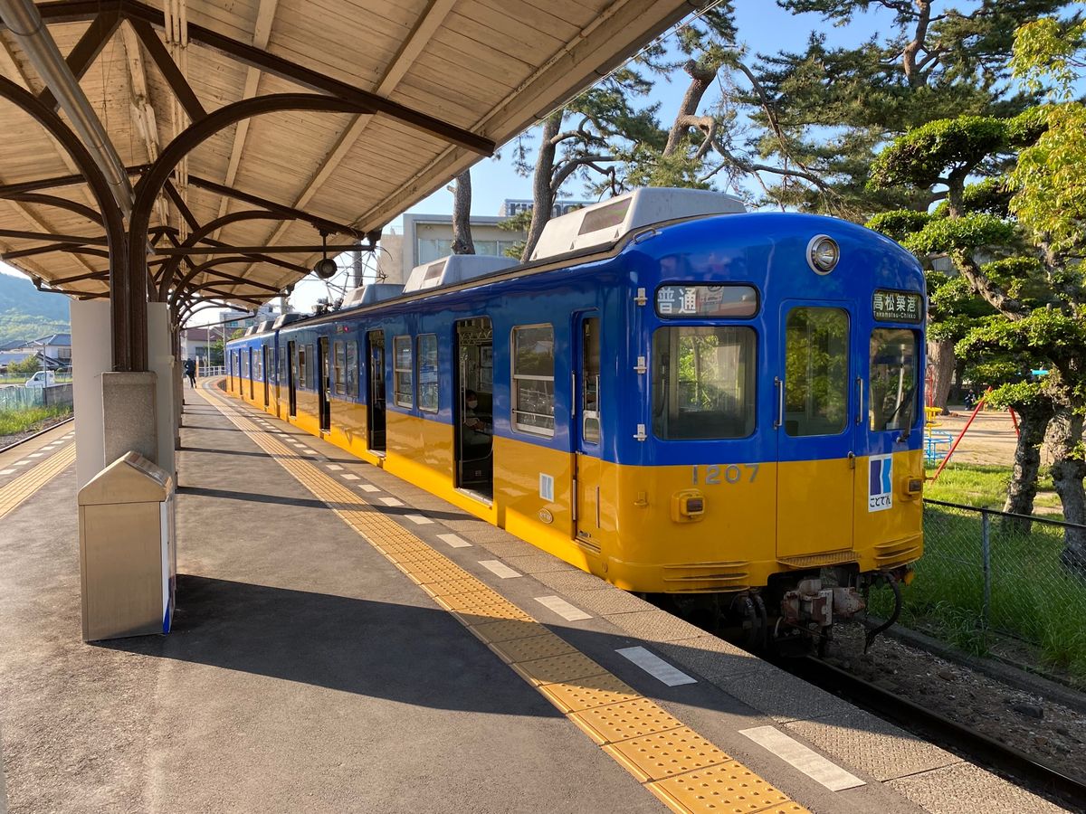 琴平駅！琴電の琴平駅！