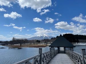 #富士見湖#鶴の舞橋