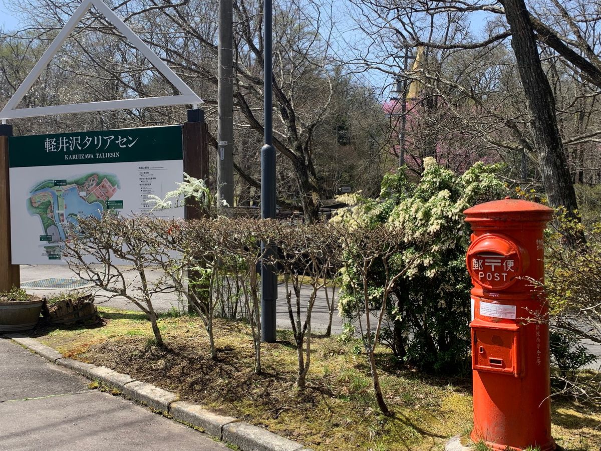やって来たのは　
塩沢湖
タリアセンに入場
桜が濃いピンクで可愛い💕