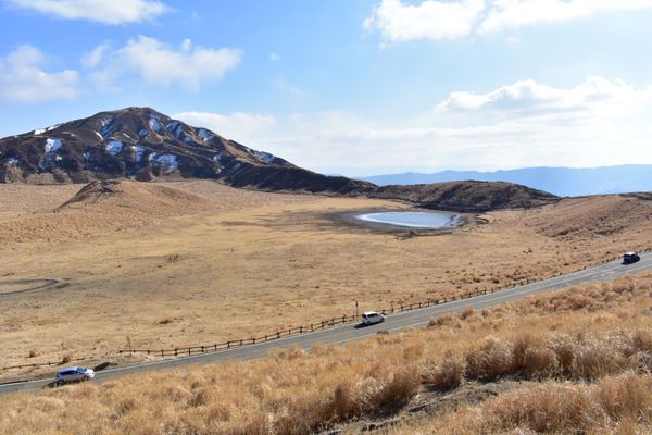 日本・熊本県「熊本旅行」の写真：阿蘇山　草千里ヶ浜→熊本城