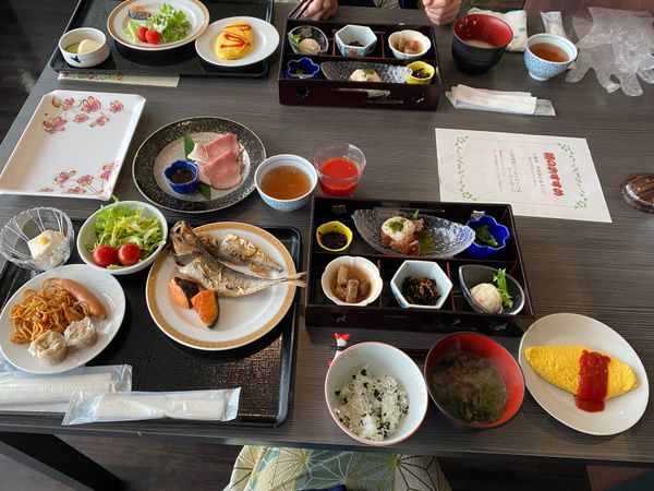 日本・木更津「房総一泊二日2022」の写真：GW房総一泊二日旅行(9)
旅館の朝ごは...