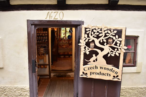 チェコ共和国・プラハ「チェコ旅行」の写真：黄金小路