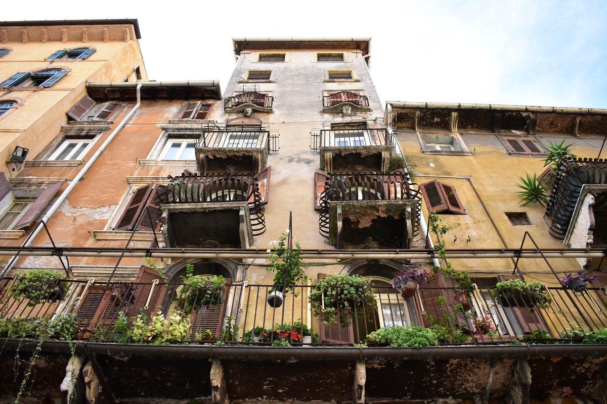 ヴェローナの街並み