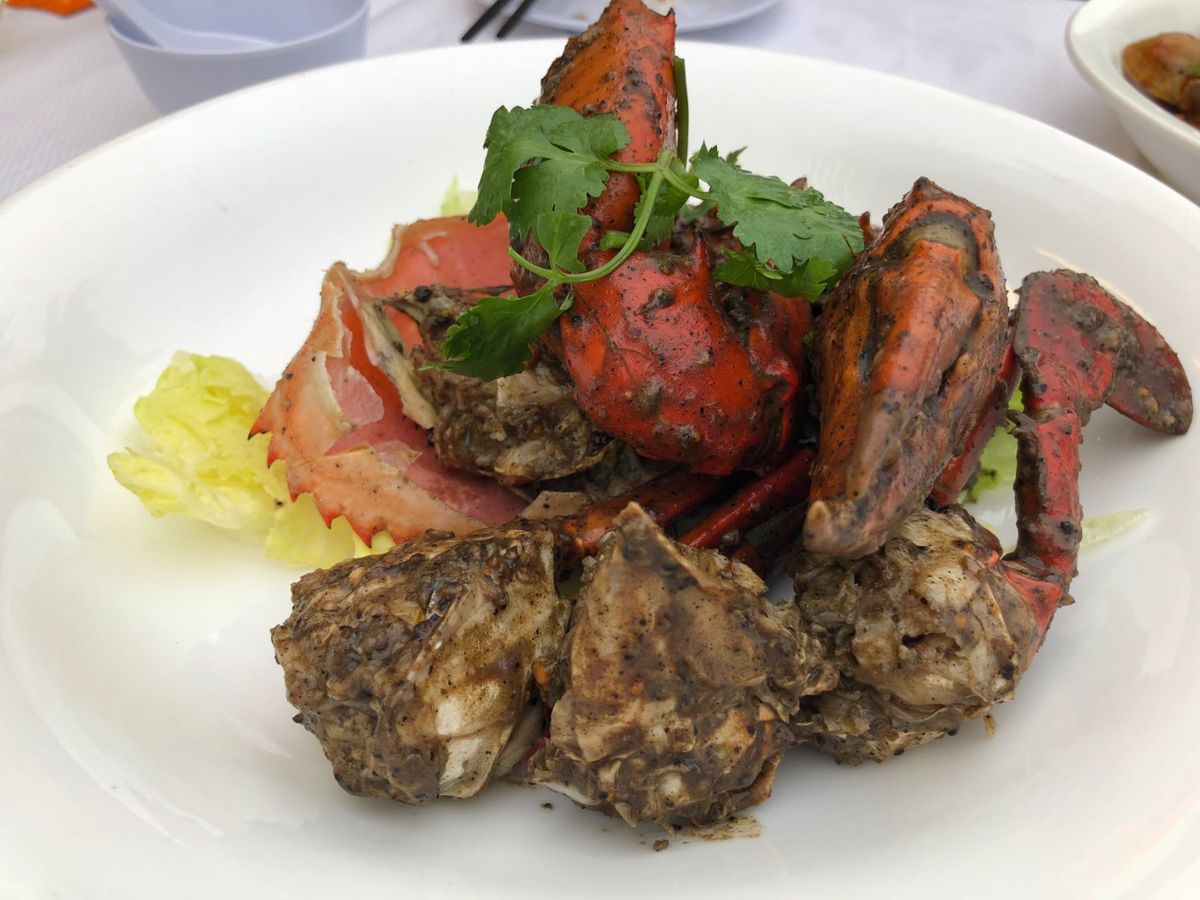 JUMBOでシーフード