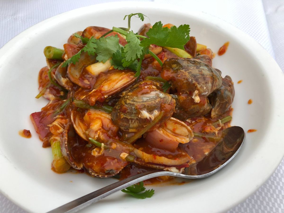 JUMBOでシーフード