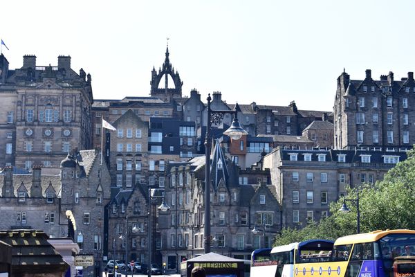 イギリス(英国)・エディンバラ「エディンバラ旅行」の写真：エディンバラの街並み
ロイヤルマイル