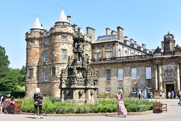 イギリス(英国)・エディンバラ「エディンバラ旅行」の写真：ホリールードハウス宮殿